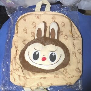 Charming Tan Kids Backpack with Cartoon Character NOW ONLY $35
